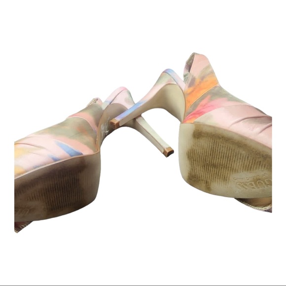 Guess multi colour sling back heels - Picture 3 of 4
